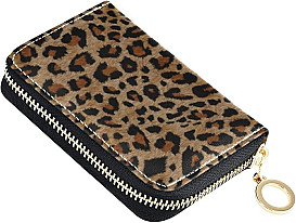                                                              							LEOPARD PRINT CARD CASE
                                                            						 