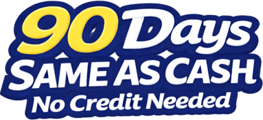 90 days same as cash no credit needed